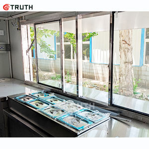 Sự thật tùy chỉnh điện thực phẩm Trailer cung cấp kem ăn nhẹ cà phê BBQ Burger van Retro đường phố di động Trailer xe tải thực phẩm - Product Image 5