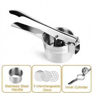 Prensa de Papas Ecológica de Acero Inoxidable, Triturador de Frutas y Verduras, Exprimidor, Utensilios de Cocina para el Hogar - Product Image 3