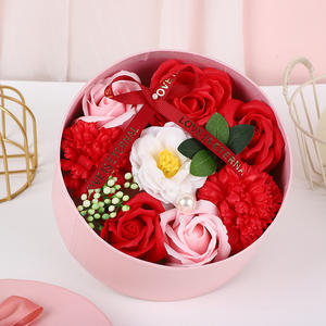 Fleur de savon, fleur artificielle, bouquet cadeau pour la fête des mères, anniversaire de la mère, rose, fleur de cerisier - Product Image 3