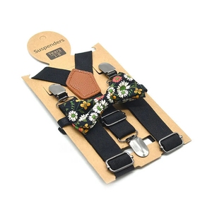 All'ingrosso bambini <span class=keywords><strong>bretelle</strong></span> papillon Set 4 clip Y-Back <span class=keywords><strong>bretelle</strong></span> elastiche <span class=keywords><strong>con</strong></span> papillon Bowknot matrimonio nero rosa ragazzo ragazze <span class=keywords><strong>bretelle</strong></span> - Product Image 4