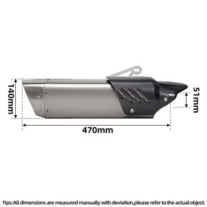 Kit de escape para motocicleta, silenciador de tubo medio para BMW C600 <span class=keywords><strong>SPORT</strong></span> C650GT 2010-2015 <span class=keywords><strong>C400X</strong></span> C400GT 2018-2020 - Product Image 2