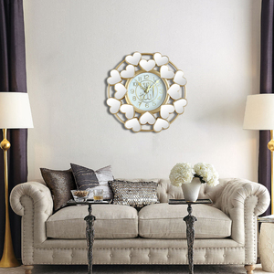 Cổ hộ gia đình trang trí đồng hồ mặt kỹ thuật số Khung ba chiều thiết kế rỗng Đồng hồ treo tường quét Đồng hồ thạch anh đúng giờ - Product Image 2