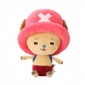 Venta al por mayor Luffy Zoro Sanji NAMI Law Boa chopper dibujos animados anime peluche muñeca para niños Kawaii japonés coleccionar manga - Product Image 2