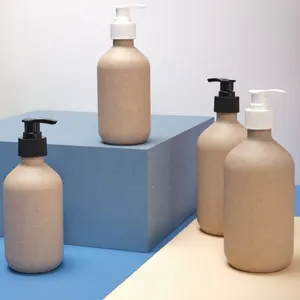 厂家直销批发环保生物降解空容器洗发水沐浴露吸管包装瓶化妆品100件