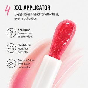 Échantillon en gros de gloss à lèvres hydratant et repulpant, longue tenue, à base de minéraux, avec logo personnalisé pour marque privée - Product Image 2