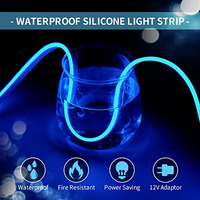 Bande lumineuse néon flexible RVB en gros, bande LED néon à indice de rendu des couleurs élevé pour la décoration murale et les projets DIY