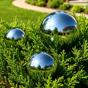 Art Deco Mirror Gazing <span class=keywords><strong>Orb</strong></span> Ball Garden Esfera de bola de observación de acero inoxidable para decoración de jardín - Product Image 6