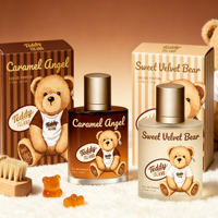 Brume parfumée 50 ml Sweet Velvet Bear par Teddy Island, parfum unisexe mignon, écologique et longue durée