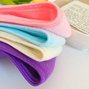 2023 नई चेहरा धोने मेकअप Hairbands फैक्टरी प्रत्यक्ष हेडबैंड समायोज्य उच्च मात्रा स्पा सिर बैंड के लिए कम Moq कस्टम लोगो - Product Image 5