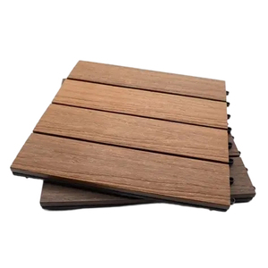 Di alta qualità stecche lisce 30x30cm Pisos De Pvc a scatto insieme Wpc mattonelle per <span class=keywords><strong>terrazza</strong></span> sul tetto - Product Image 6