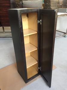 Gabinete de baño de madera maciza moderno personalizado grifo del fregadero bisagra cajón cesta madera contrachapada Backsplash colección Popular moderno - Product Image 5