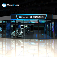 Système de cinéma 9D 6 places, machine de jeu VR d'intérieur Funinvr MTJTCK01 respirante pour parc à thème commercial