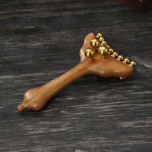 Cepillo de meridianos de latón inalámbrico, herramienta Gua Sha, masajeador de pecho de cuerpo completo, incluidos los <span class=keywords><strong>ganglios</strong></span> <span class=keywords><strong>linfáticos</strong></span> de las axilas para masaje Facial - Product Image 2