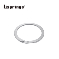 Lispring Heavy Duty 2-Turn Internal Spiral Stainless Steel Retaining Ring Custom Precision Plain Finish 40-52 HRC Metric