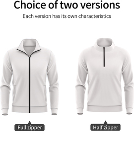 Áo bóng đá dài tay tùy chỉnh, trang phục thể thao tập luyện, áo khoác có khóa kéo toàn thân, bộ đồ tập bóng đá, bộ đồ chạy bộ mùa đông dành cho nam X25814 - Product Image 3