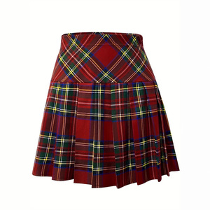 Falda plisada a rayas estilo universitario para mujer, falda Sentong Qin <span class=keywords><strong>de</strong></span> alta calidad para mujer - Product Image 3