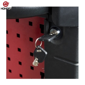 Chariot à outils robuste en acier inoxydable à 7 tiroirs avec serrure, glissières à billes, certifié OEM ISO9001 pour <span class=keywords><strong>garage</strong></span> et atelier - Product Image 6