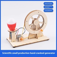 Kit d'expériences scientifiques, jouet éducatif DIY, générateur manuel à manivelle en forme d'animal musical pour enfants, artisanat technologique pour étudiants