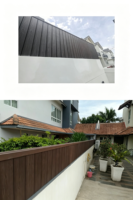Panneau mural extérieur en WPC Senyu, imperméable, écologique, ignifuge, résistant à l'humidité et à la moisissure, design moderne, emboîtable, pour villa
