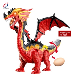 Dinosauro Giocattolo Elettrico a Batteria per Bambini, Modello Educativo in Plastica che Simula di Piegliare Uova e Camminare - Product Image 3