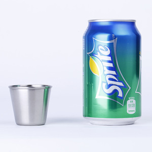 แก้วเบียร์สแตนเลสขนาดเล็ก 49x32x43 มม. ถ้วยสุราพกพาสำหรับกิจกรรมกลางแจ้ง สไตล์เรียบง่าย - Product Image 2