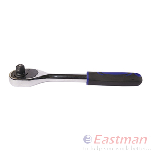Eastman Juego de Llaves de Trinquete de Grado Industrial con Enchufe de Acabado Cromado de Liberación Rápida 1/4 ", <span class=keywords><strong>3</strong></span>/<span class=keywords><strong>8</strong></span>", 1/2" - Product Image 5