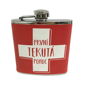 Flasque MARTINI ERISTOFF <span class=keywords><strong>Bombay</strong></span> Sapphire Dewar's Grey Goose avec couvercle en cuir et forme en U pour Dallas Dhu Convalmore Sobieski - Product Image 1