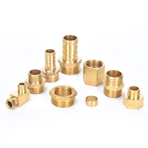 conduits air fittings One touch joint pneumatic fitting brass push to fitting brass quick connector