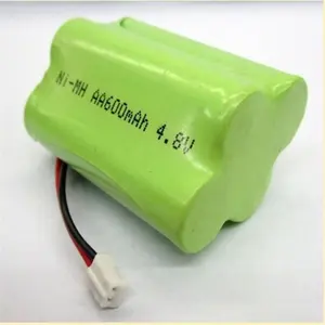 Oplaadbare Aa 600Mah 4.8Volt Nimh Accu 4.8V Voor Speelgoed