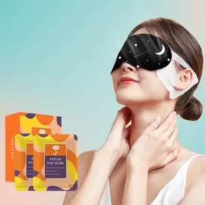 Trending vendita calda eye heat pad maschera a vapore maschera per gli occhi maschera per gli occhi istantanea autoriscaldante personalizzata per il sonno caldo