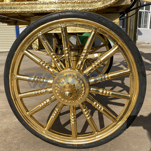2024 nuevo carruaje de caballos de lujo Royal Horse Carriage Cinderella carruaje romántico eléctrico personalizado para la venta - Product Image 4