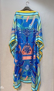 Promistar ชุดเดรสวันหยุดสไตล์ยุโรปอเมริกัน, ชุดเดรสยาวคลุมป้องกันแสงแดดทรงหลวมขนาดใหญ่พิเศษ - Product Image 5