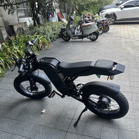 Vélo électrique tout-terrain à pneus larges de 20 pouces, 500W, à bas prix, pour la montagne et les trajets en ville