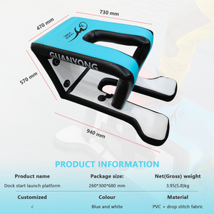 Dockstarter <b>Inflatable</b> Foil Efoil Platform Hydrofoil Surfboard Dock Starter Launch Pad for Lakes & Rivers Unisex Waterplay - Product Image 3