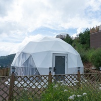 Dôme géodésique en PVC pour hébergement en montagne, maison de villégiature glamping