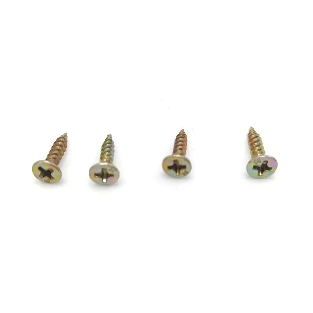 M3-M5 Iron Zinc Plated Wall Panel Nails Countersunk Head Phillips Screws Furniture Woodworking Screws