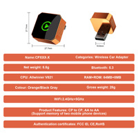 Nouvel adaptateur intelligent CarPlay transfrontalier pour voiture, compatible ACE, taille 7 pouces, transforme USB en Apple CarPlay et Android Auto