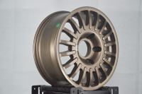 Venta Directa de Fábrica y Venta al Por Mayor de Llantas de Aleación Estilo Rally Multirradio en Bronce Mate de 17 Pulgadas 5x150 para Autos de Pasajeros