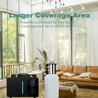 Diffuseur d'arômes commercial à double buse en métal sur mesure, vente directe usine, machine à parfum HVAC pour grands espaces