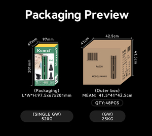 Recortadora Eléctrica 4 en 1 Kemei Km-683 para <span class=keywords><strong>Nariz</strong></span>, <span class=keywords><strong>Orejas</strong></span> <span class=keywords><strong>y</strong></span> <span class=keywords><strong>Patillas</strong></span>, Multifuncional - Product Image 6