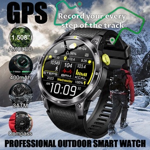 2025New Outdoor Professional <b>GPS</b> Trajectory Smart <b>Watch</b> 1.5"HD Screen Waterproof Bracelet BT Call Smartwatch Men for Android IO - Product Image 2