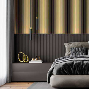 <span class=keywords><strong>Pannelli</strong></span> Acustici in <span class=keywords><strong>Legno</strong></span> HJ Strip, Design per Pareti Insonorizzate, <span class=keywords><strong>Pannelli</strong></span> Decorativi in MDF Fonoassorbenti, <span class=keywords><strong>Pannelli</strong></span> Acustici in PET Scanalati per Interni - Product Image 4