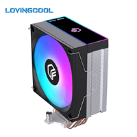 Ventilateur PWM haute performance Lovingcool AP200 120 mm, 4 caloducs en cuivre, refroidisseur d'air pour processeur, faible bruit, installation facile, refroidisseur de processeur