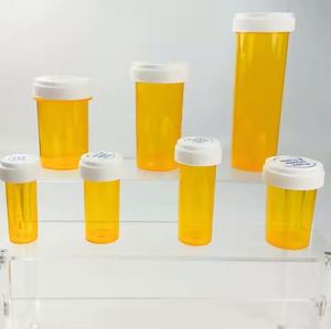 Yellow <b>Plastic</b> Prescription Portable High-Visibility Pill Box Custom Logo - Product Image 1