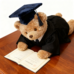 Özelleştirilmiş mezuniyet hediyesi oyuncak bebek ayı ayı maskot şirket logosu Anime mezuniyet için peluş oyuncaklar bebekler büyük sarı ayı - Product Image 3