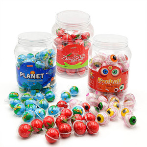 Wholesale Custom Private Label Halal 10G/18G Ball Shape <strong>Fruit</strong> Filled Jam Gummy <strong>Candy</strong> - Product Image 2