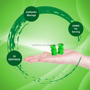 Gommes à l'extrait de feuille de Moringa biologique de marque privée ourson en gomme OEM pour adultes ne convient pas aux femmes enceintes - Product Image 4