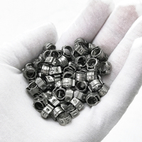 Collier de serrage à oreille unique en acier inoxydable 304 de petite taille, sans palier, 6,5 mm, collier de serrage à pince à oreille unique