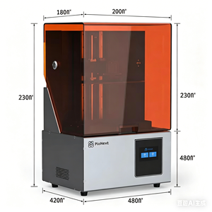 PioNext D136 7K Dental <b>3D</b> <b>Printer</b> (13.6'' 7K Monochrome LCD, 0.046mm Accuracy) for High <b>Resin</b> Printing - Product Image 2