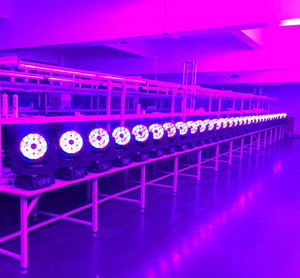 OEM ODM Sân Khấu Chùm Ánh Sáng Mắt 19X12W RGBW 4in1 Rửa Zoom Dẫn Di Chuyển Đầu - Product Image 6